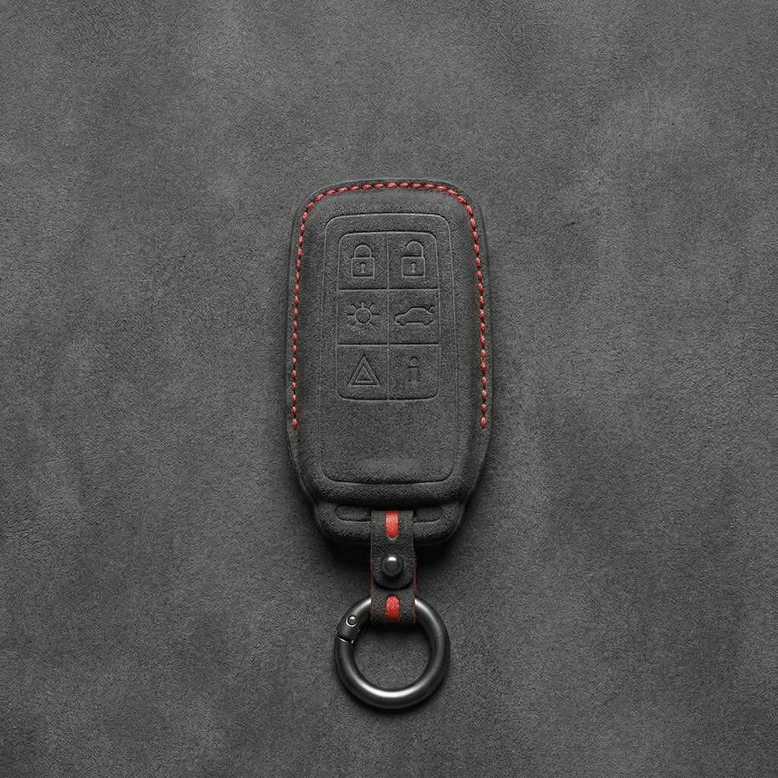 Volvo Hand - Stitched Alcantara Key Fob Cover - All Types - C